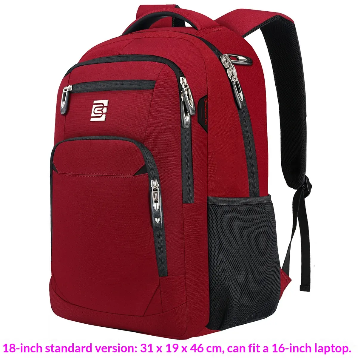 Multifunctional 16-Inch Business Laptop Backpack – Waterproof Oxford Cloth Travel & Student Daypack (20–35L)
