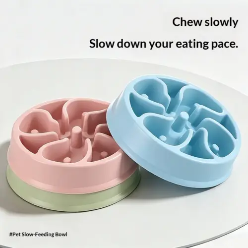 Interactive Anti-Choking Slow Feeder Pet Bowl - Healthy Digestion Maze Dish for Dogs and Cats