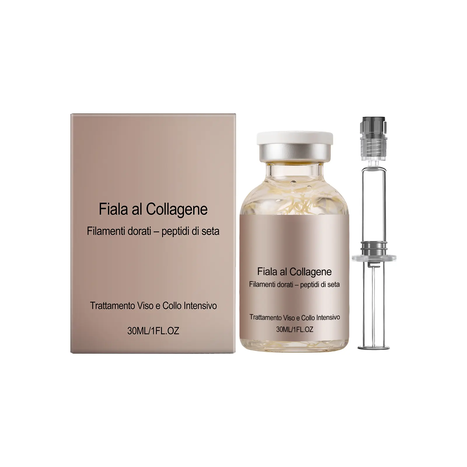 Refreshing & Tightening Hydrating Face Essence (30ml) – Firming Silk Protein Daily Serum with Precision Applicator