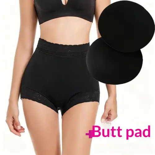 Women's Tummy Control & Butt-Lifting Boxer Briefs | Padded Hip-Enhancing Shapewear Shorts