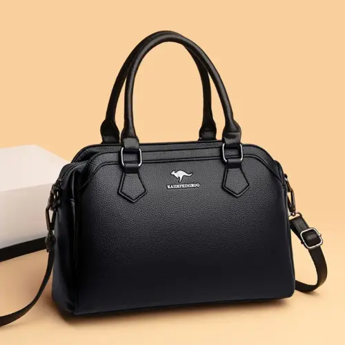 Chic Women's Multi-Compartment Tote Bag – Soft PU Leather Shoulder Handbag