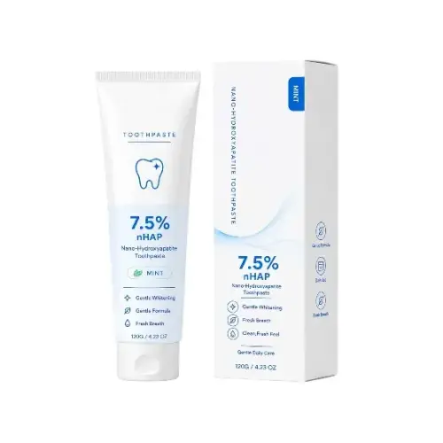 Gentle Care Whitening Toothpaste with Enamel-Safe Hydroxyapatite & Refreshing Mint