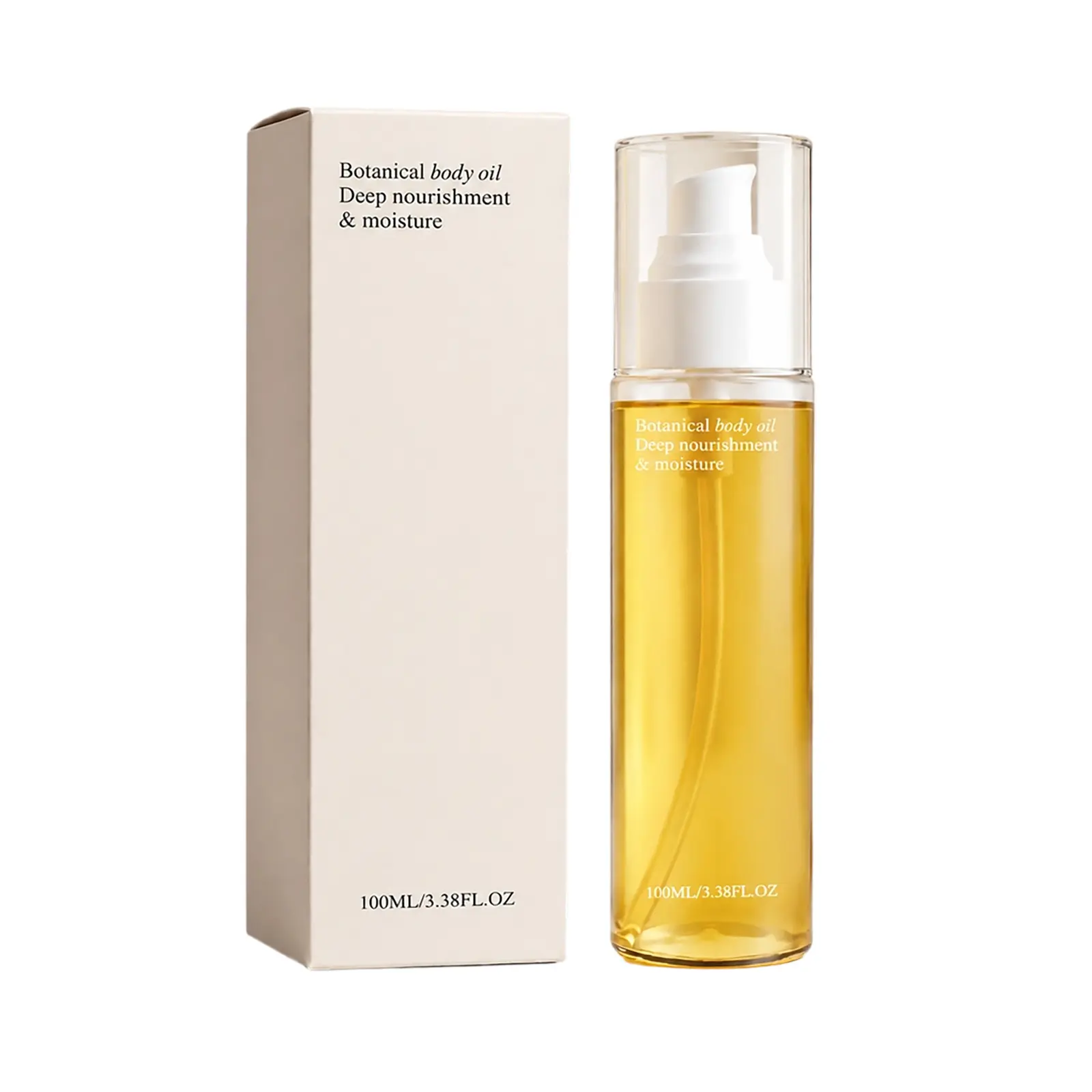 Nourishing Botanical Body Oil – Ultra-Hydrating Glow Elixir with Squalane, Jojoba, Argan & Vitamin E