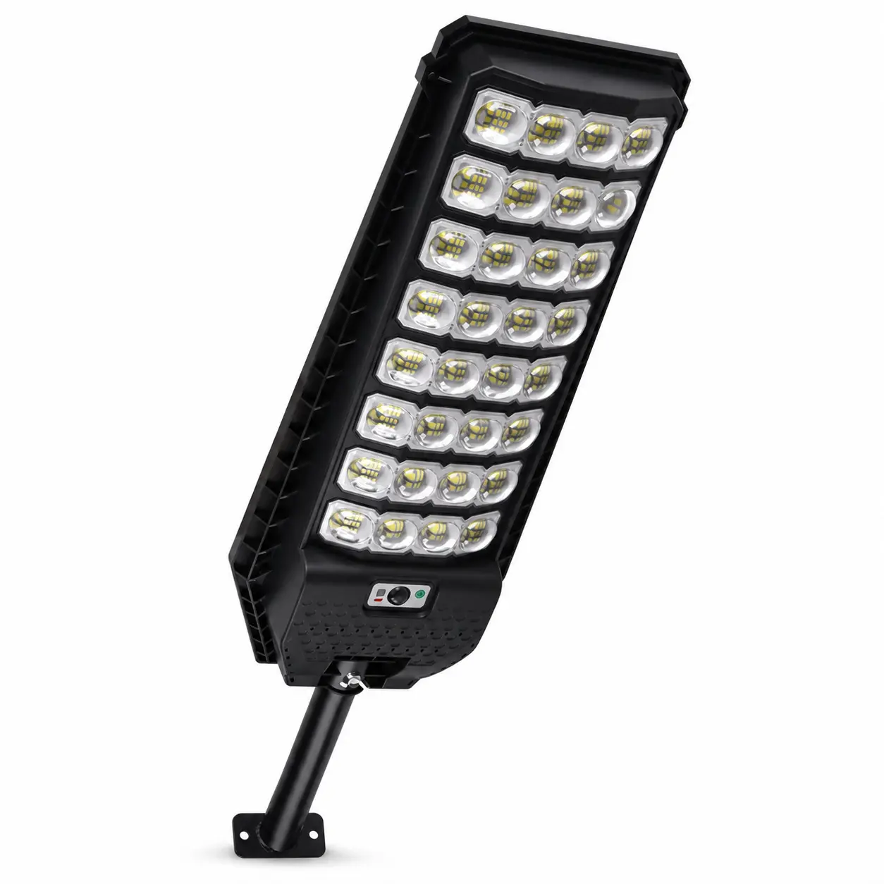 Ultra-Bright Solar Motion Sensor Outdoor Light - 640 LED Security Wall & Street Lamp with 6000mAh Battery (W7208-8)