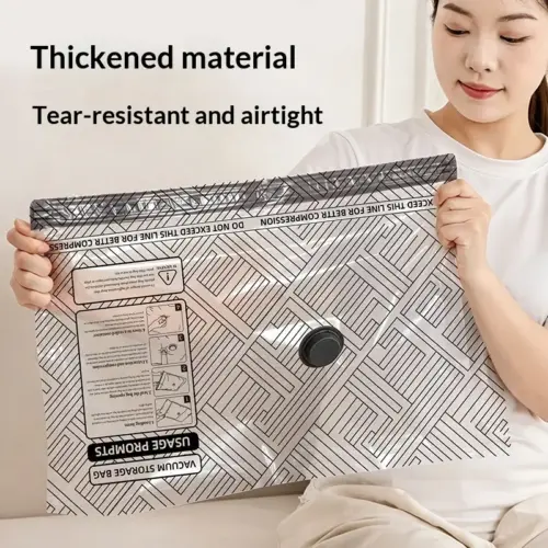 Premium Vacuum Compression Storage Bags with Wireless Type-C Electric Pump – Heavy-Duty Space-Saving Bags for Travel, Clothes & Bedding