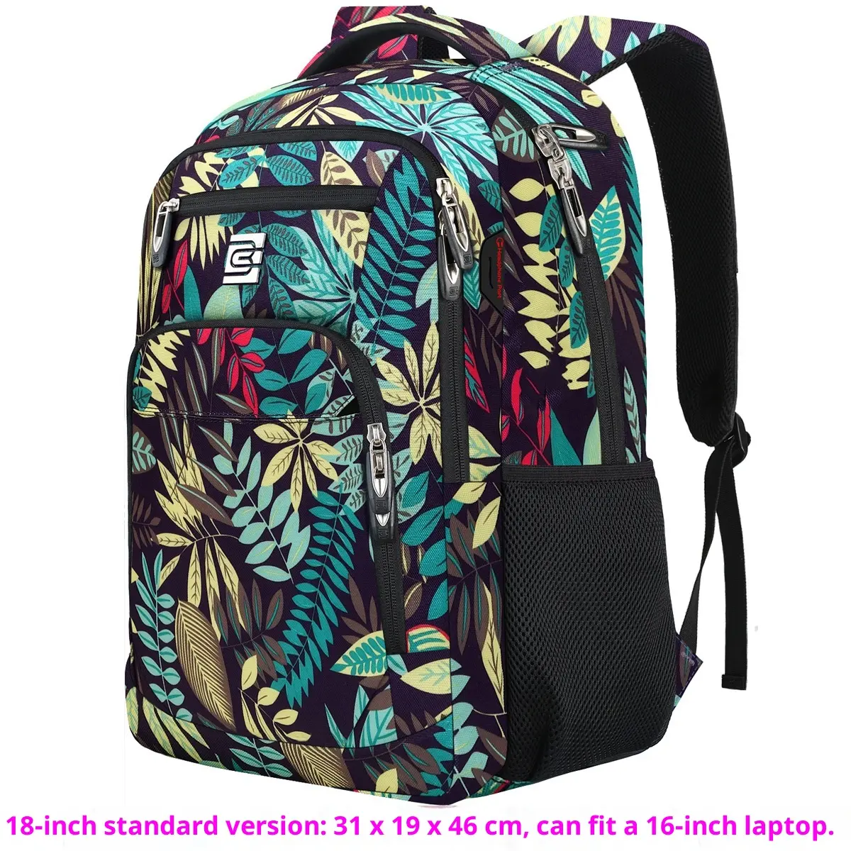 Multifunctional 16-Inch Waterproof Business Laptop Backpack - Large Capacity Ergonomic Travel & Student Daypack