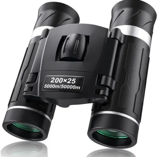 High-Definition Compact Binoculars – Portable Pocket Telescope for Outdoor Adventure, Hiking, & Wildlife Viewing