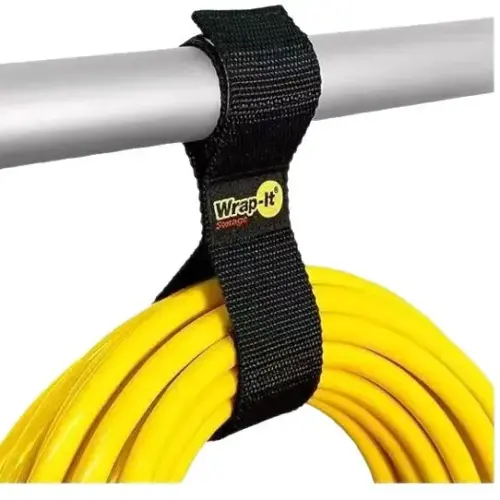 Heavy-Duty Adjustable Hook and Loop Storage Strap – Reusable Organizer Belt for Water Pipes, Hoses, and Tools