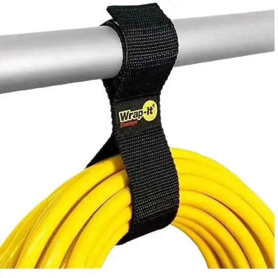 Heavy-Duty Adjustable Hook and Loop Storage Strap – Reusable Organizer Belt for Water Pipes, Hoses, and Tools