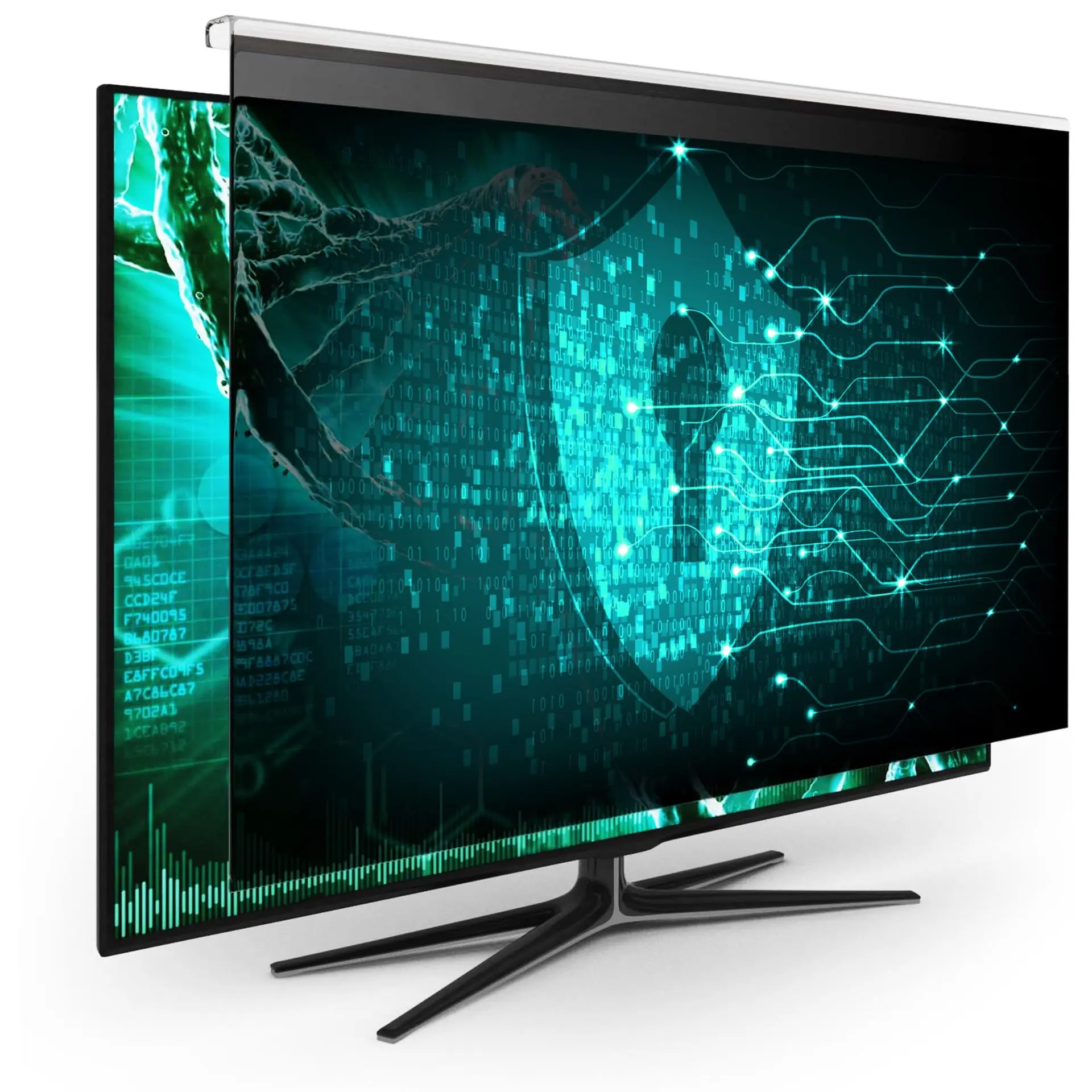 24-Inch Acrylic Computer Monitor Privacy Screen – Anti-Glare & Blue Light Blocking Eye Protection Filter (547 x 320 mm)