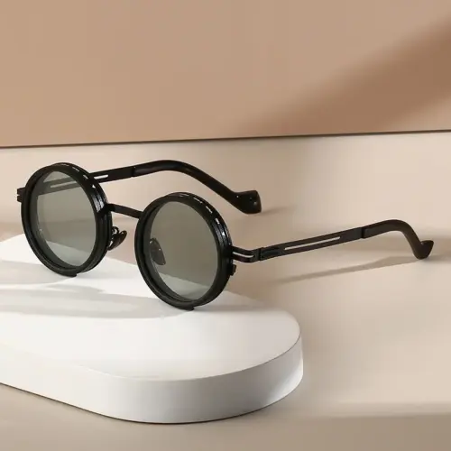 Adjustable Light-Reducing Polarized Fishing Sunglasses – UV400 Hollow-Out Temple Outdoor Eyewear