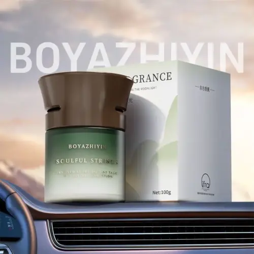 Luxury Solid Car Perfume Balm – Long-Lasting Natural Air Freshener & Odor Eliminator for Car, Home, & Office