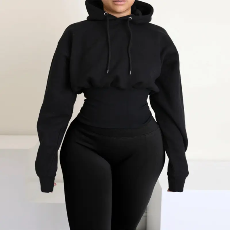 Women's Retro Hooded Pullover Sweatshirt - Lightweight Casual Long Sleeve Hoodie