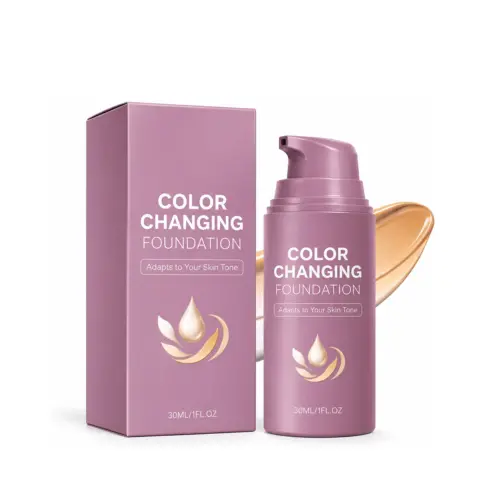 Cor-Changing Temperature-Activated Liquid Foundation – Flawless Self-Adjusting Hydrating Makeup Base