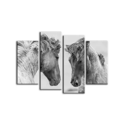 Modern Creative Canvas Wall Art - Frameless Prints for Living Room & Sofa Backdrop