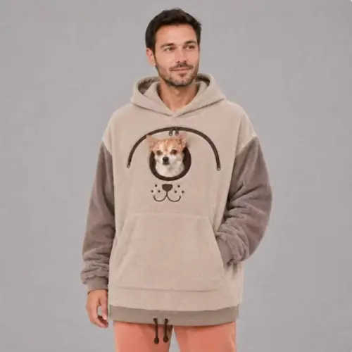 Cozy Unisex Fleece Pullover Sweatshirt - Casual Loose Fit Warm Thick Jumper