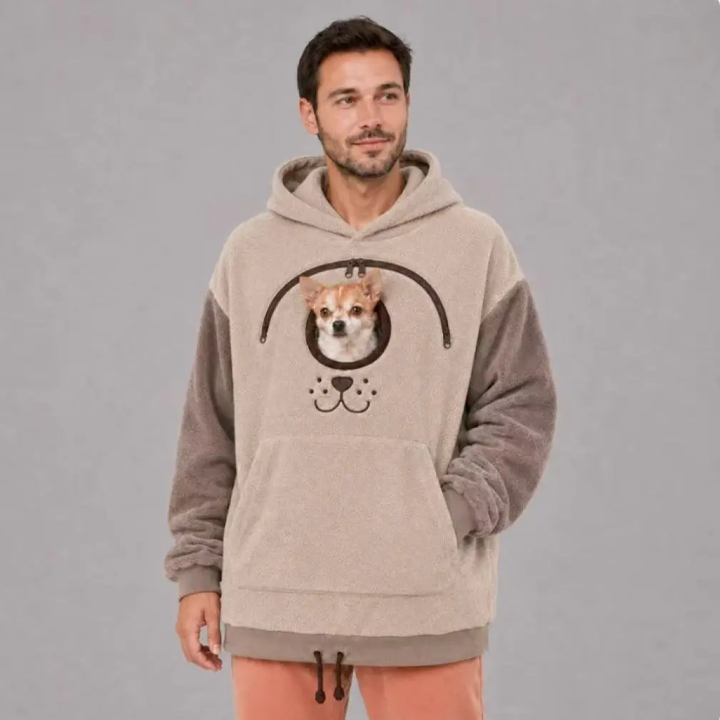 Cozy Unisex Fleece Pullover Sweatshirt - Casual Loose Fit Warm Thick Jumper